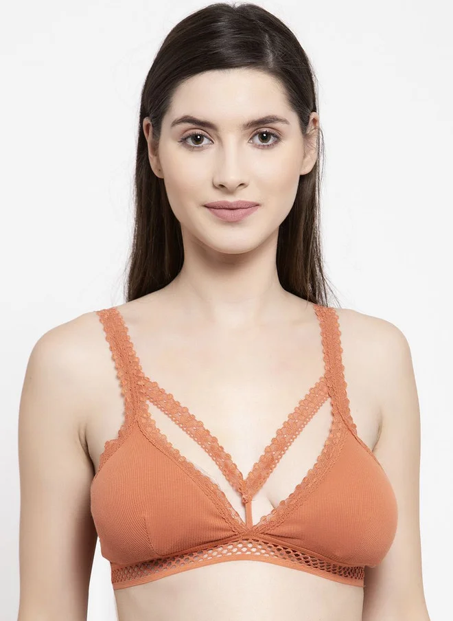 PRIZO PRIZO Bralette Bra Full Coverage Lightly Padded